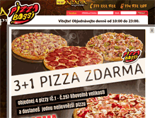 Tablet Screenshot of pizzabossi.cz